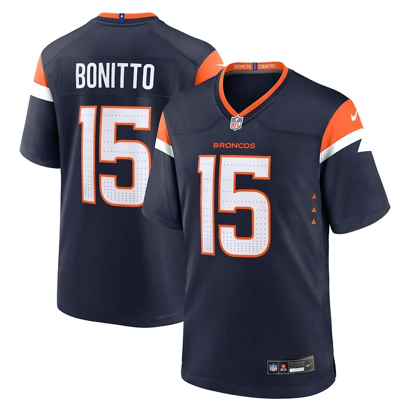 Denver Broncos Nik Bonitto Navy Alternate Nike Game Jersey