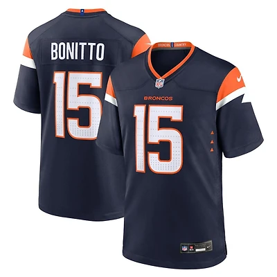 Denver Broncos Nik Bonitto Navy Alternate Nike Game Jersey