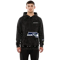 Seattle Seahawks Black Acid Wash New Era Hoodie