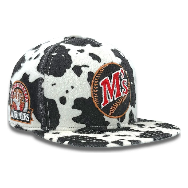 Seattle Mariners 30th Anniversary Patch Grey UV "Cow Pack" New Era 59FIFTY Fitted Hat