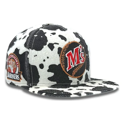 Seattle Mariners 30th Anniversary Patch Grey UV "Cow Pack" New Era 59FIFTY Fitted Hat