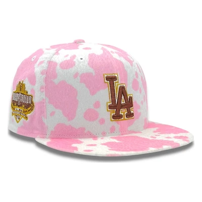Los Angeles Dodgers 40th Anniversary Patch Grey UV "Cow Pack" New Era 59FIFTY Fitted Hat