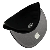 Las Vegas Raiders Black Old English Wordmark NFL New Era 59FIFTY Fitted Hat