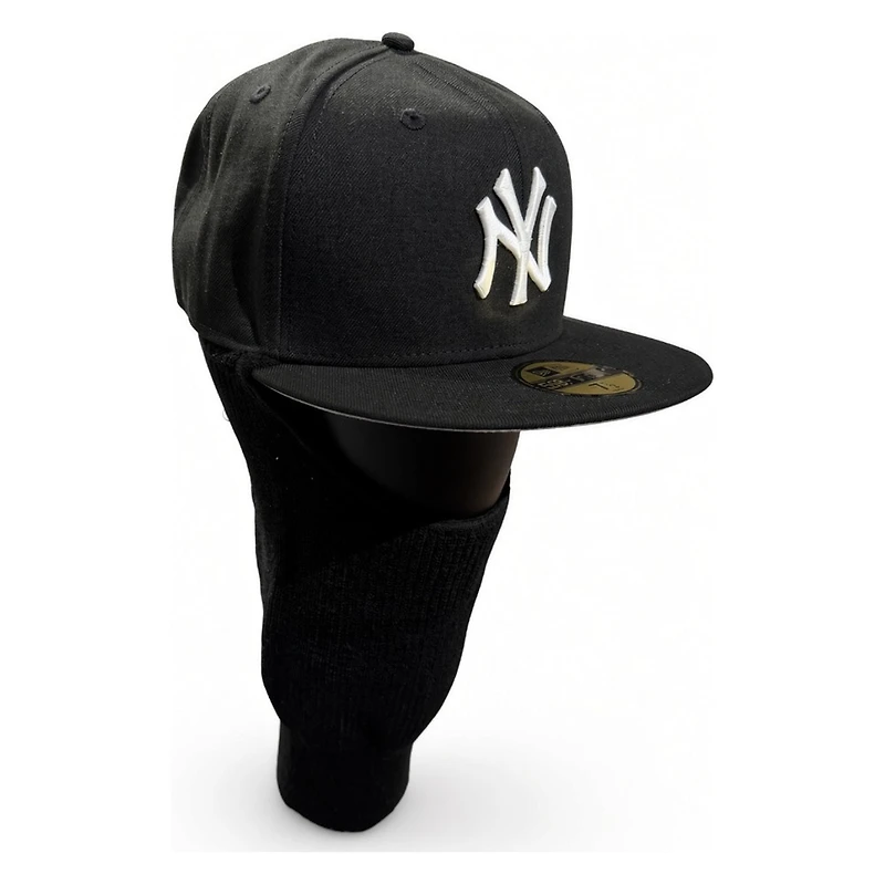 New York Yankees Black Balaclava Grey UV Era 59FIFTY Fitted Hat