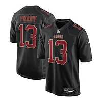 San Francisco 49ers Brock Purdy Black Carbon Nike Fashion Game Jersey