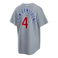 Youth Chicago Cubs Pete Crow-Armstrong Grey Road Nike Baseline Jersey