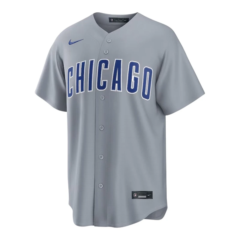 Youth Chicago Cubs Pete Crow-Armstrong Grey Road Nike Baseline Jersey