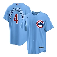 Youth Chicago Cubs Pete Crow-Armstrong Light Blue Alternate Nike Baseline Jersey