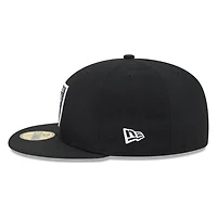 Las Vegas Raiders Black Rhinestone Logo New Era 59FIFTY Fitted Hat