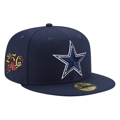 Dallas Cowboys Navy USA 250th Anniversary Patch New Era 59FIFTY Fitted Hat