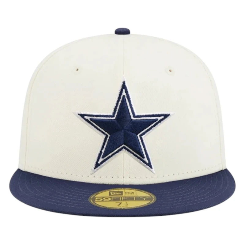 Dallas Cowboys Chrome and Navy USA 250th Anniversary Patch New Era 59FIFTY Fitted Hat