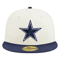 Dallas Cowboys Chrome and Navy USA 250th Anniversary Patch New Era 59FIFTY Fitted Hat