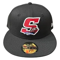 Stockton Ports Black with Boat Logo New Era 59FIFTY Fitted Hat