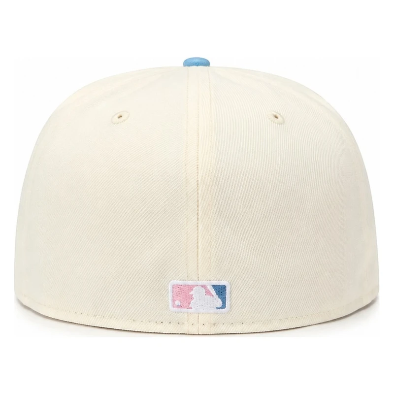 New York Yankees Chrome and Sky Blue with Pink UV Era 59FIFTY Fitted Hat