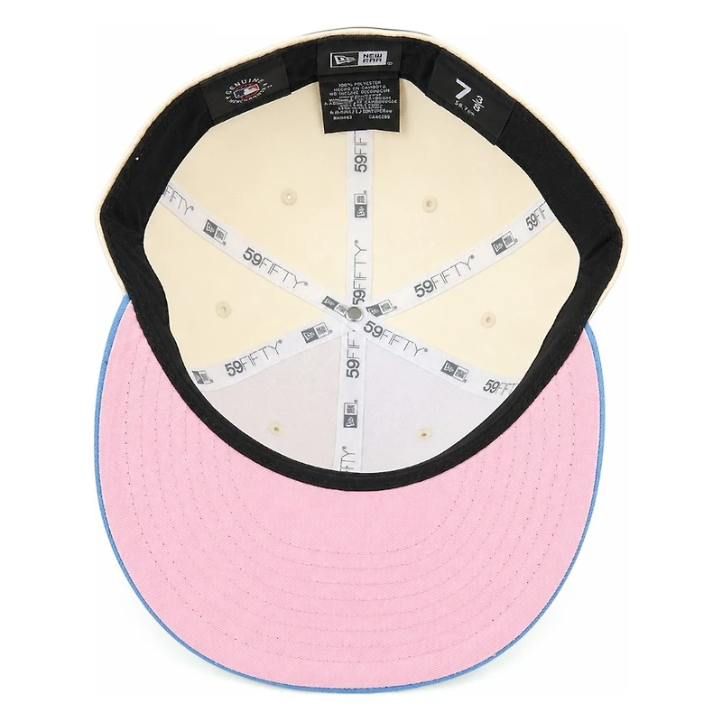 Los Angeles Dodgers Chrome and Sky Blue with Pink UV New Era 59FIFTY Fitted Hat