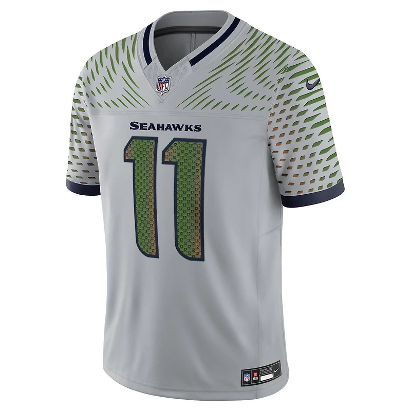 Seattle Seahawks Jaxon Smith-Njigba Wolf Gray Rivalries Collection Nike Stitched Limited Jersey