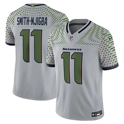 Seattle Seahawks Jaxon Smith-Njigba Wolf Gray Rivalries Collection Nike Stitched Limited Jersey