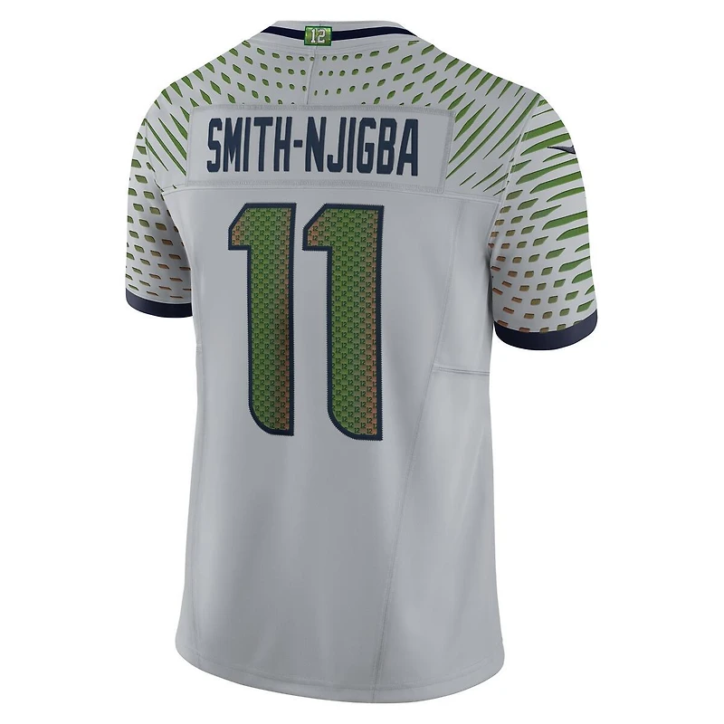 Seattle Seahawks Jaxon Smith-Njigba Wolf Gray Rivalries Collection Nike Stitched Limited Jersey