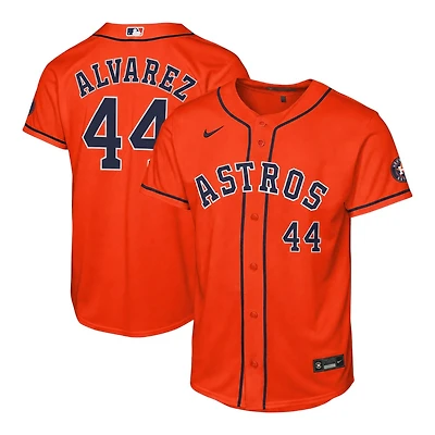 Youth Houston Astros Yordan Álvarez Orange Alternate Nike Stadium Jersey