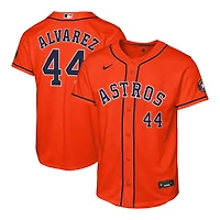 Youth Houston Astros Yordan Álvarez Orange Alternate Nike Stadium Jersey