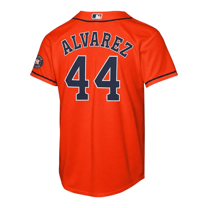 Youth Houston Astros Yordan Álvarez Orange Alternate Nike Stadium Jersey