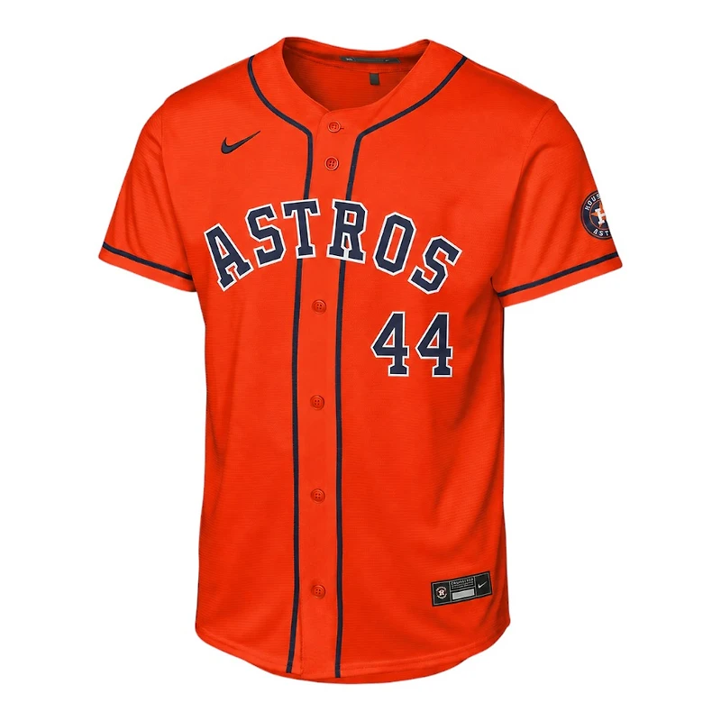 Youth Houston Astros Yordan Álvarez Orange Alternate Nike Stadium Jersey