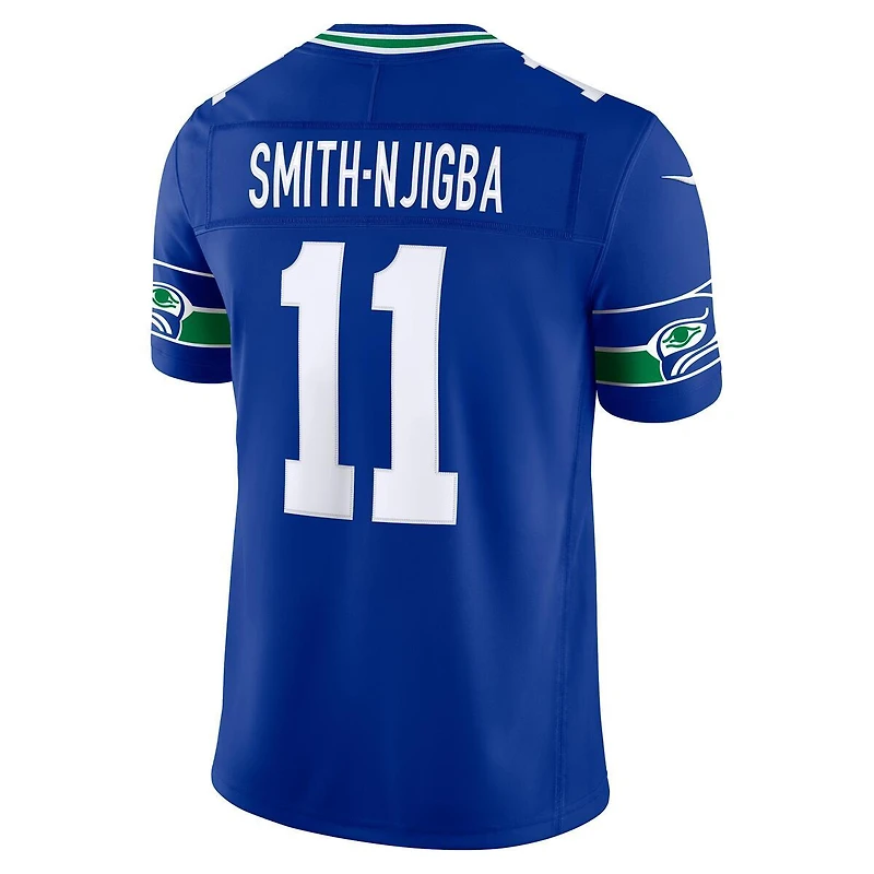 Seattle Seahawks Jaxon Smith-Njigba Royal Alternate Nike Vapor F.U.S.E Stitched Limited Jersey