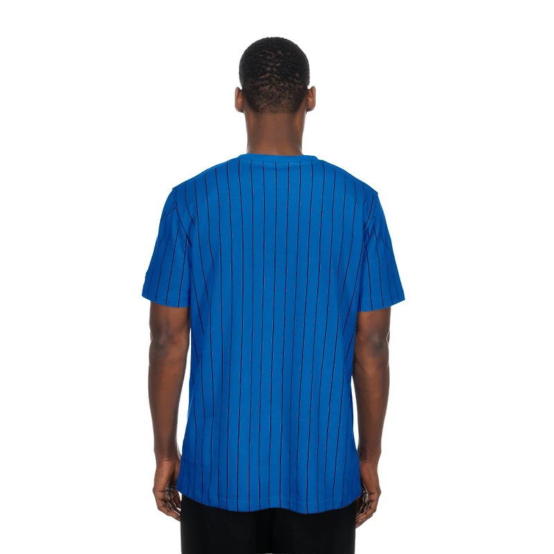 Seattle Mariners Royal Blue Pinstriped City Connect New Era T-Shirt