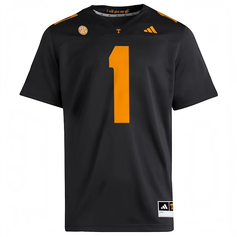 Tennessee Volunteers Black Adidas Premier Jersey