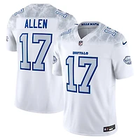 Buffalo Bills Josh Allen White Rivalries Collection Nike Stitched Limited Jersey