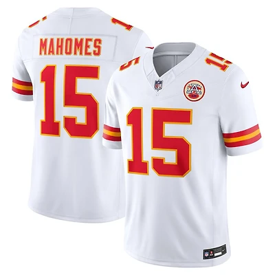 Kansas City Chiefs Patrick Mahomes White Road Nike Vapor F.U.S.E Stitched Limited Jersey