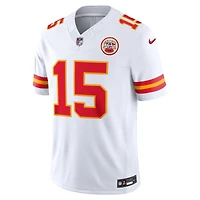Kansas City Chiefs Patrick Mahomes White Road Nike Vapor F.U.S.E Stitched Limited Jersey