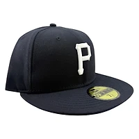 Pittsburgh Pirates Navy Collection Black UV New Era 59FIFTY Fitted Hat