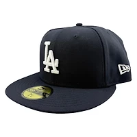 Los Angeles Dodgers Navy Collection Black UV New Era 59FIFTY Fitted Hat