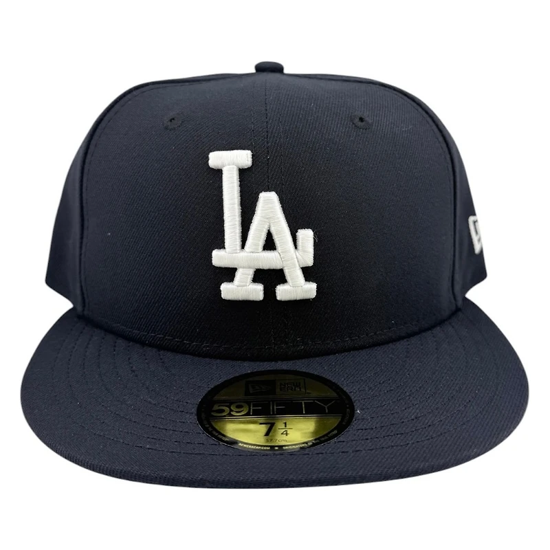 Los Angeles Dodgers Navy Collection Black UV New Era 59FIFTY Fitted Hat