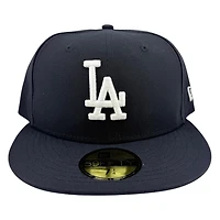 Los Angeles Dodgers Navy Collection Black UV New Era 59FIFTY Fitted Hat