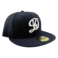 Los Angeles Dodgers City Connect Navy Collection Black UV New Era 59FIFTY Fitted Hat