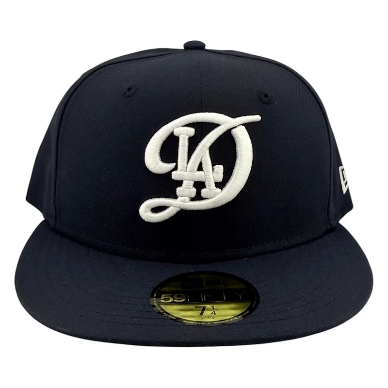 Los Angeles Dodgers City Connect Navy Collection Black UV New Era 59FIFTY Fitted Hat