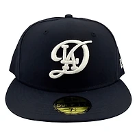 Los Angeles Dodgers City Connect Navy Collection Black UV New Era 59FIFTY Fitted Hat