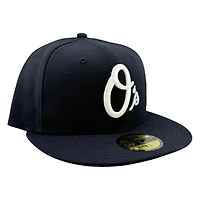 Baltimore Orioles Navy Collection Black UV New Era 59FIFTY Fitted Hat