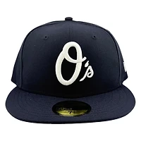 Baltimore Orioles Navy Collection Black UV New Era 59FIFTY Fitted Hat