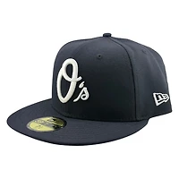 Baltimore Orioles Navy Collection Black UV New Era 59FIFTY Fitted Hat