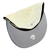 Los Angeles Dodgers Chrome and Seashore Blue Back to Champs Patch Grey UV New Era 59FIFTY Fitted Hat