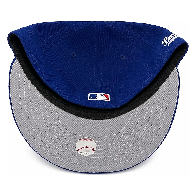 Los Angeles Dodgers Royal Blue City Connect Script Patch Grey UV New Era 59FIFTY Fitted Hat