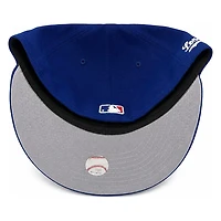 Los Angeles Dodgers Royal Blue City Connect Script Patch Grey UV New Era 59FIFTY Fitted Hat
