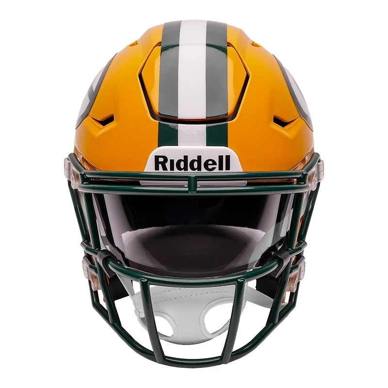 Green Bay Packers Gold Riddell Mid-Size "Midi" SpeedFlex Helmet