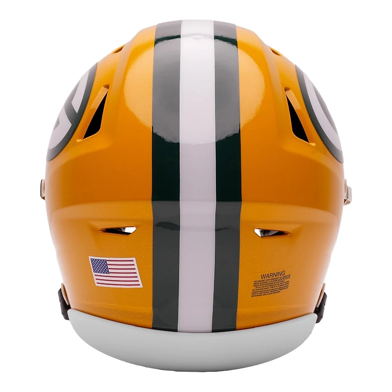 Green Bay Packers Gold Riddell Mid-Size "Midi" SpeedFlex Helmet