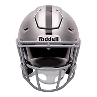 Las Vegas Raiders Silver Riddell Mid-Size "Midi" SpeedFlex Helmet