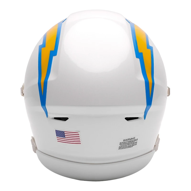 Los Angeles Chargers White Riddell Mid-Size "Midi" SpeedFlex Helmet