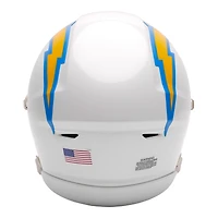 Los Angeles Chargers White Riddell Mid-Size "Midi" SpeedFlex Helmet